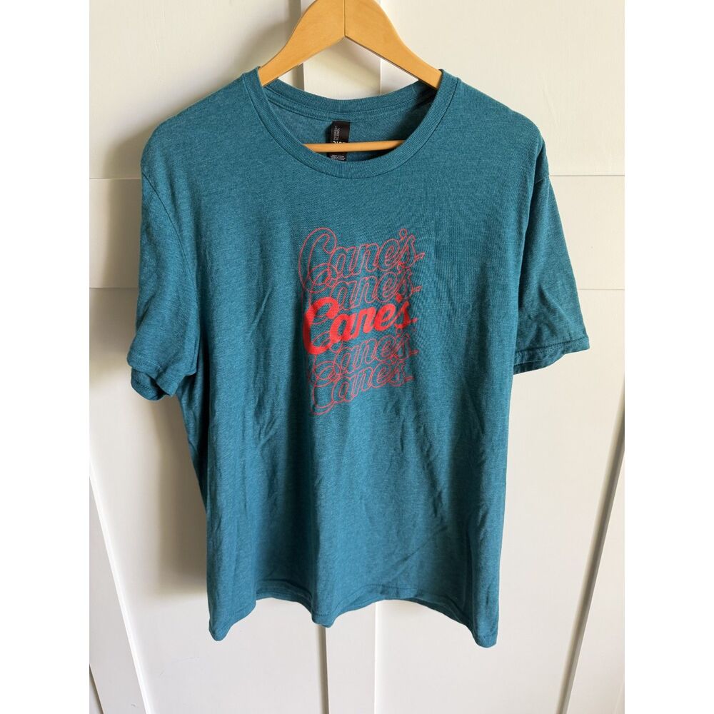 Mens Raising Cane's Short Sleeve Logo Graphic Tee Shirt Size XL